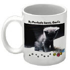 Purrfectly Sweet Cat Personalized Photo Coffee Mug